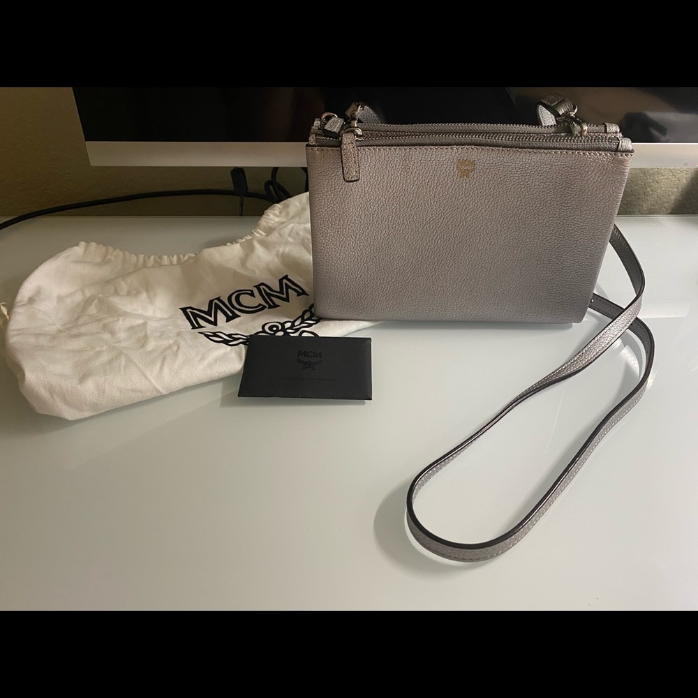 MCM Milla Double Zip crossbody